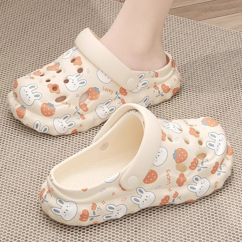 2025 women's summer slippers: super comfortable, cute, casual, versatile, indoor/outdoor, non-slip, clogs, thick sole