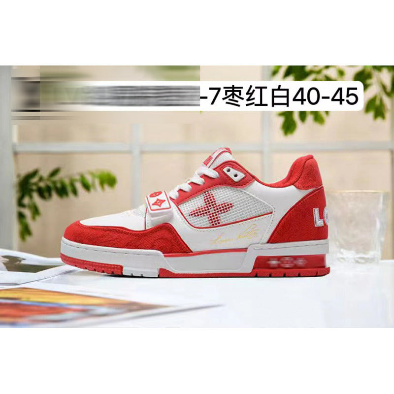 European market men's and women's bread shoes, height-increasing chunky sole dad shoes, fashionable and versatile sneakers, couple's skate shoes