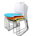 Training chair, conference chair, simple office chair, staff chair, negotiation chair, back chair, solid steel chair, plastic computer chair