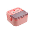 304 stainless steel insulated lunch box - microwaveable, divided compartment bento box for office workers