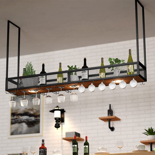 Creative red wine glass rack upside down household goblet rack hanging bar counter red wine rack rack display rack