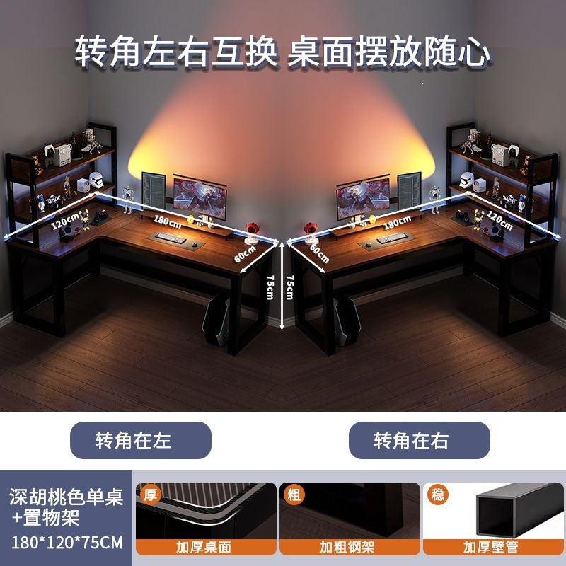 Corner computer desk for homel-shaped study table casual bedroom study table study corner desk