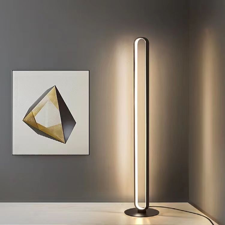 Minimalist chic floor lamp - bedroom bedside decor, living room sofa accent, modern nordic hotel style