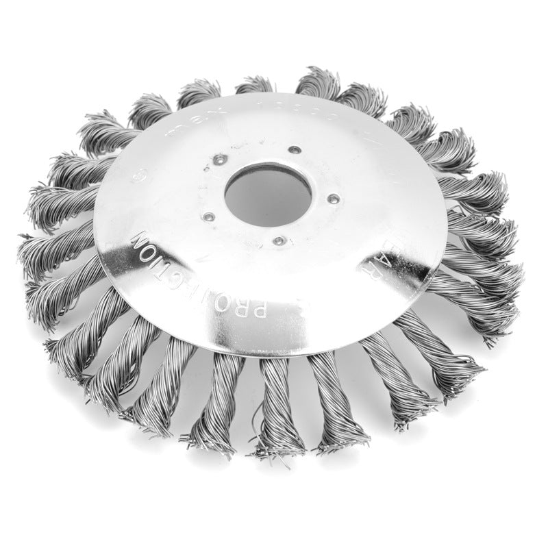Lawn mower steel wire weeding tray 8 inch steel wire weeding wheel 6 inch garden tools lawn mower accessories twisting tray