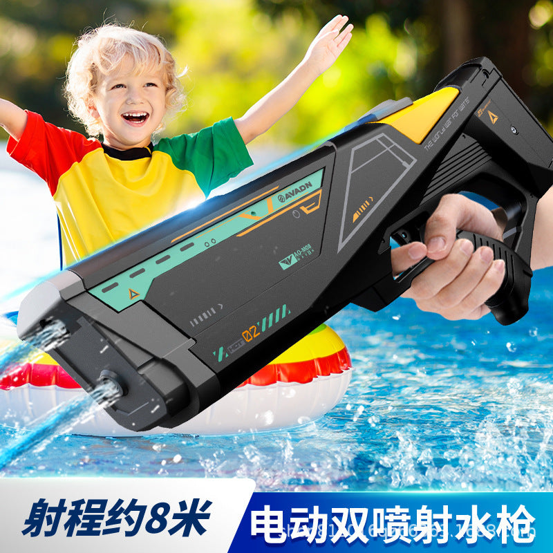 electric burst water gun kids toy double water spray water fight water gun high pressure large capacity ultra long range