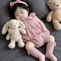 Newborn lightweight triangle romper - sweet & chic summer bodysuit for baby girls