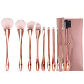 Sujilian complete set of small waist 10 beauty tools pink brush amazon popular makeup brush popular hot style