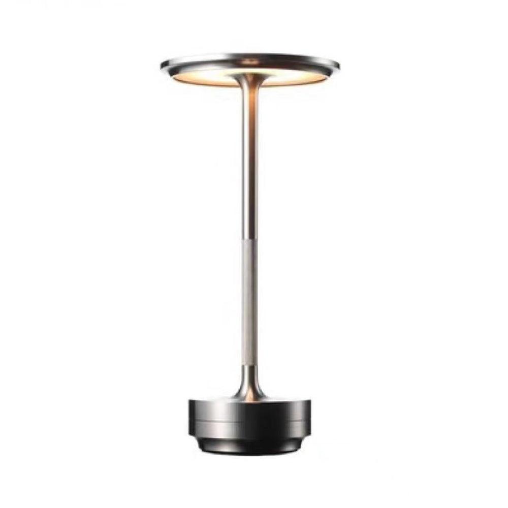 Usb rechargeable table lamp - touch control, retro industrial style, perfect for bars, restaurants, studies, bedrooms, and bedside tables