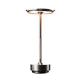 Usb rechargeable table lamp - touch control, retro industrial style, perfect for bars, restaurants, studies, bedrooms, and bedside tables