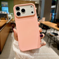 Suitable for iphone17promax large hole liquid silicone magnetic phone case new cross-border apple 15 protective cover