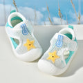 Baby sandals for girls, summer first walker shoes, 0-1-2 years old infant anti-slip soft sole mesh shoes for babies and toddlers, boys' shoes