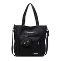 High-value, college-style, large-capacity tote bag - minimalist fashion storage bag, extra-large capacity casual shoulder bag
