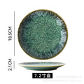 Green 7.2inch plate