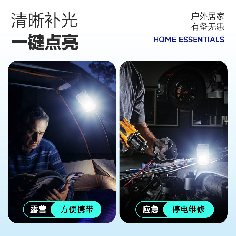 Cross-border multifunctional electric heating wire lighter with side light flashlight outdoor portable mini rechargeable windproof lighter