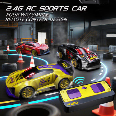 New remote control car parent-child interactive infrared gun shooting set toy car multiplayer battle electric vehicle for boys and girls