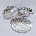 Factory direct sales thickened stainless steel european double-layer multi-purpose soup steamer wholesale promotion gift cross-border pot