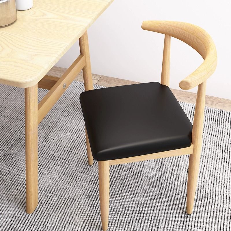 Scandinavian dining chair for home chair back chair solid dining table chair stool imitation solid wood iron horn chair catering commercial