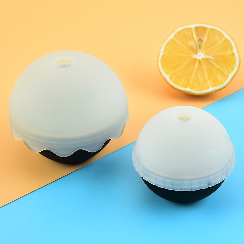 Ice Hockey Silicone Mould, Creative Ice Grid Ice Box Ice Maker, Ice Cube Tray Bar Supplies Large Ice Hockey Ice Grid