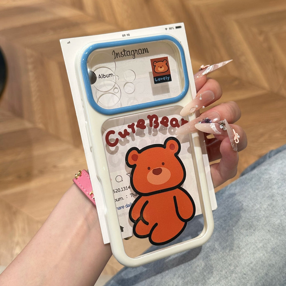Cute cartoon starry sky case for apple 17, playful and adorable iphone 16 full coverage shockproof protective case