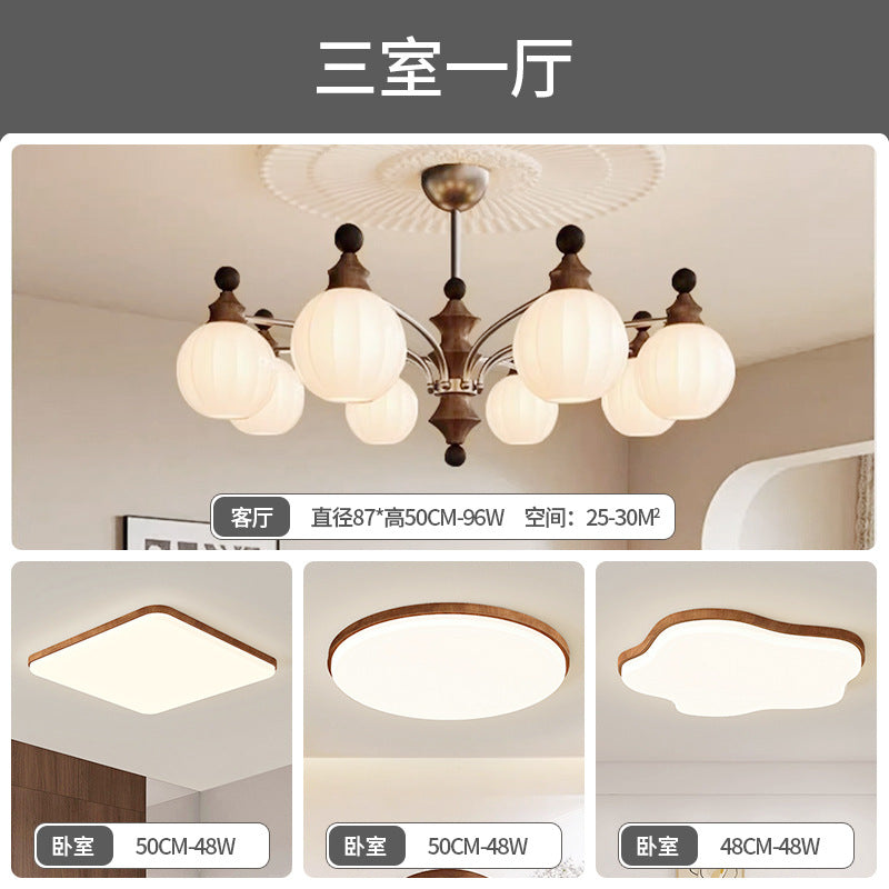 French medieval style living room chandelier main light retro 2025 new new Chinese cloud lighting high-end lighting