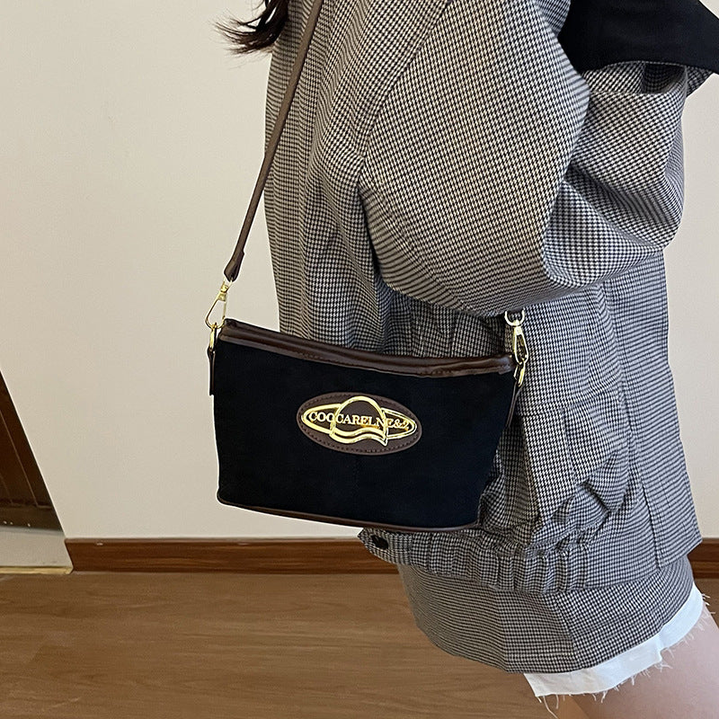 Autum frosted retro crossbody bag is super popular this year, hourglass bag, trendycasualwork clothing bag, niche styleeasiest for match shoulder bag