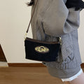 Autum frosted retro crossbody bag is super popular this year, hourglass bag, trendycasualwork clothing bag, niche styleeasiest for match shoulder bag