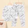 Export independent station stretch cotton boys engineering vehicle sketch coloring plaid fun diy hand-painted graffiti suit