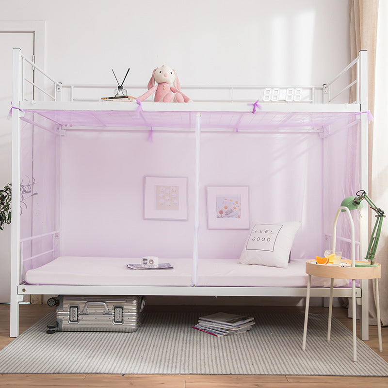 Mosquito net student dormitory enlarged space casual style all-inclusive mosquito net bedroom bunk bed neutral anti-mosquito and dust-proof model