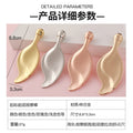 Factory direct leaf-shaped massage facial roller - metal scraping board for face, eye, and neck lifting - wholesale