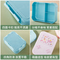 Game console lunch box for office workers, microwaveable, special two-partitioned lunch box for primary school students