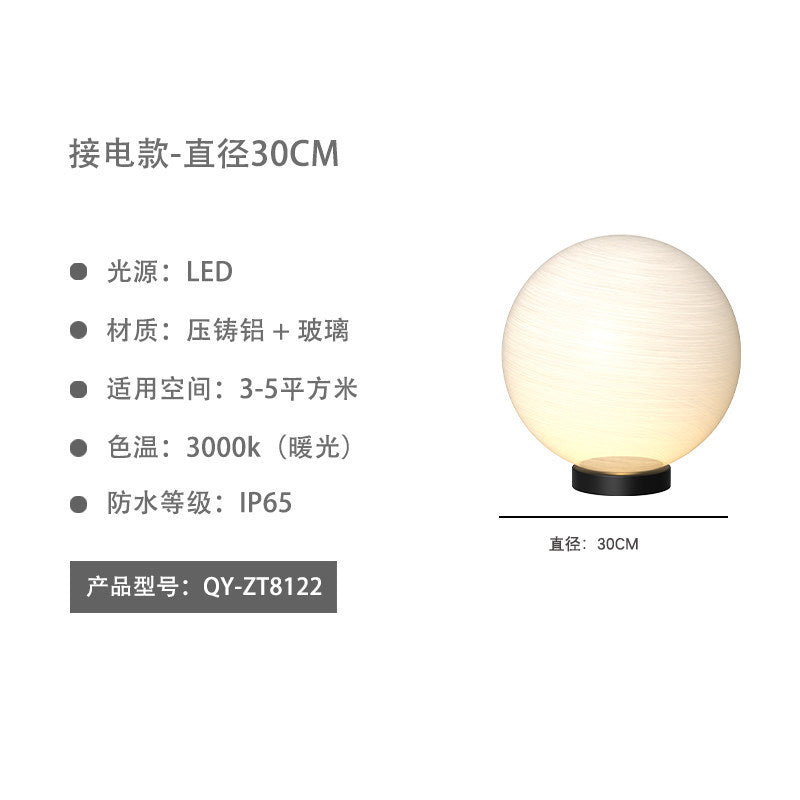 Outdoor pillar lights solar globe lights landscape garden yard lights outdoor fence lights villa gate pillar lights