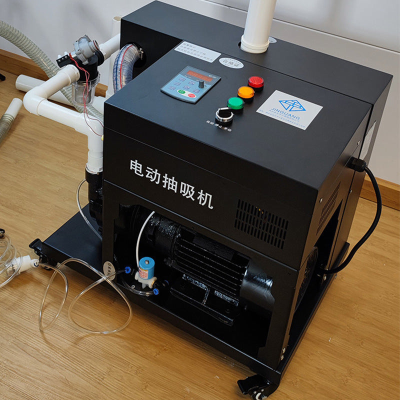 Dental negative pressure suction machine, oil-free air compressor, oral dental chair suction system, one-to-eight sewage treatment device