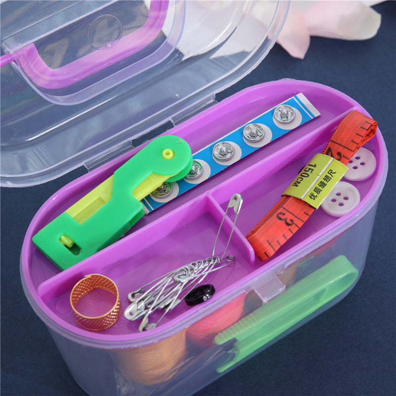 Sewing box Portable sewing handmade set Household hand sewing clothes Sewing kit Sewing box Storage box Organizing box Wholesale
