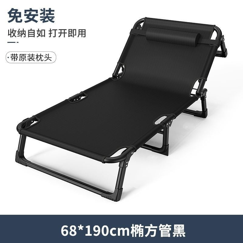 Single bed multifunctional recliner companion bed lunch break folding bed rental office camp bed lunch break bed folding bed