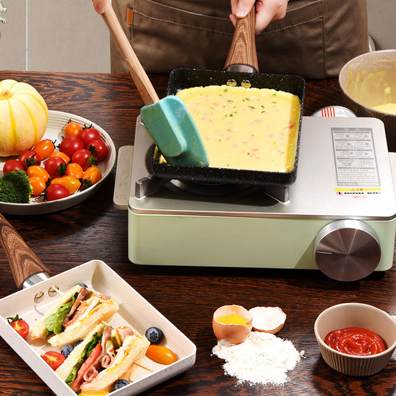 For home tamagoyaki japanese steak frying pan medical stone non-stick pan square mini omelette breakfast pan