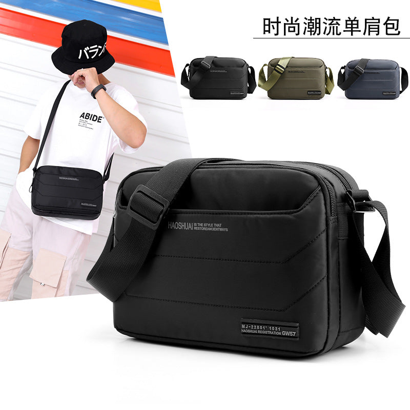 Factory direct sales new men's shoulder bag fashion casual men's bag multi-functional nylon messenger bag sports bag