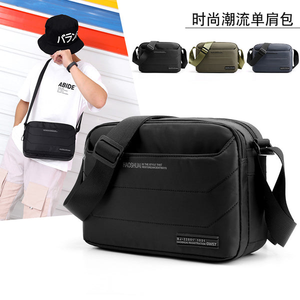 Factory direct sales new men's shoulder bag fashion casual men's bag multi-functional nylon messenger bag sports bag