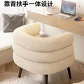 Lazy sofa chair popularbobo cashmere bedroom makeup chair casual modern living room single sofa dressing chair