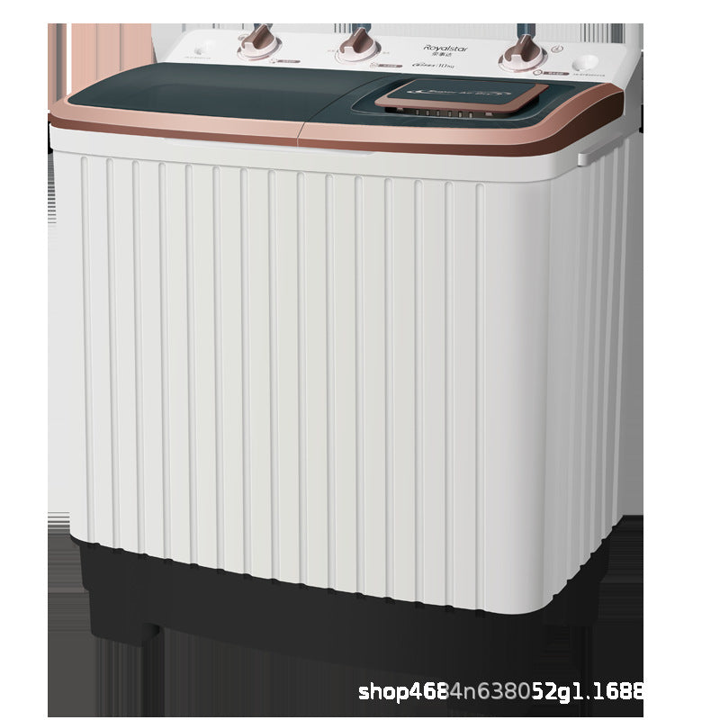 Royalstar 10kg double cylinder washing machine semi-automatic for home dormitory rental 10kg brand new genuine in stock