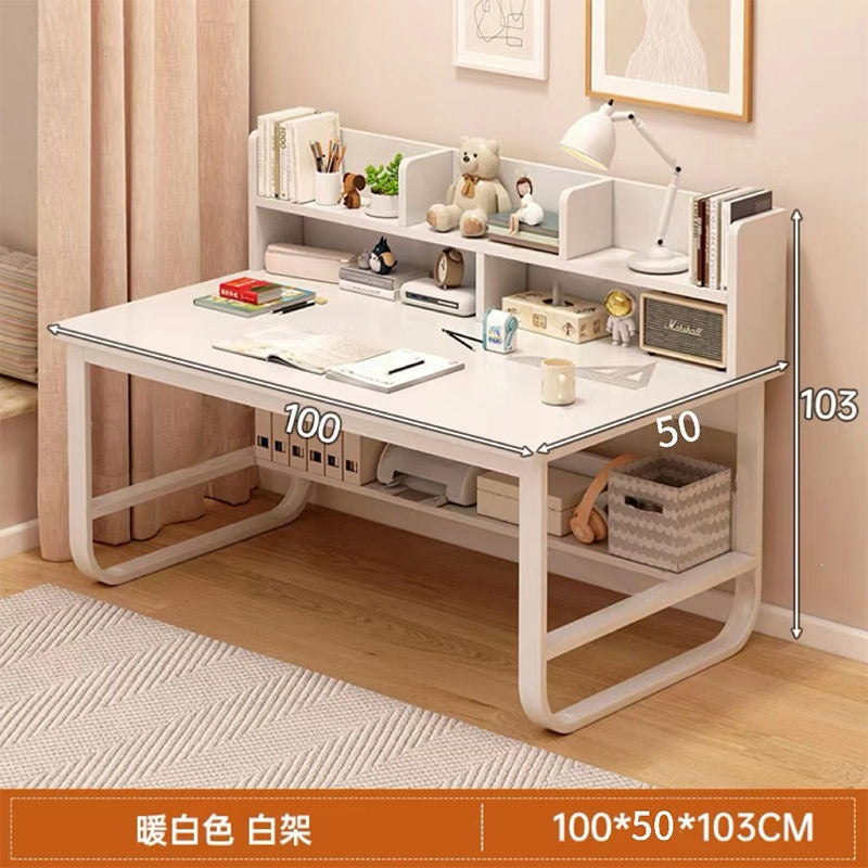 Computer desk desktop home desk bookshelf all-in-one bedroom primary and junior high school student writing desk study desk office desk
