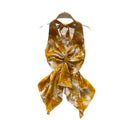 Sexy pure lust style vacation style v neckhalter vest women's summer twist tie backless hot girl eleganttops