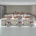 Saint li office desk and chair set - employee workstation, office desk and chair combination, minimalist furniture