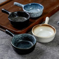 Handle plate for home dipping small plate small dish retrocasual restaurant japanese style small dish dipping plate ceramic