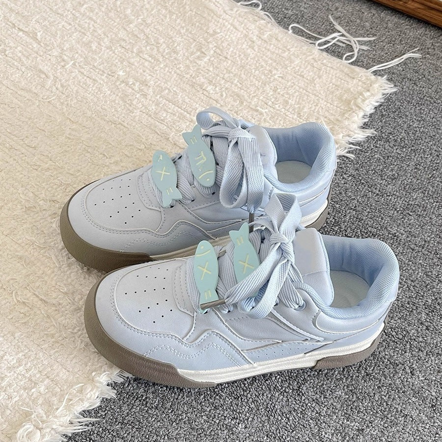 New chinese style easiest for matchchic shoes sneakers for women 2026 spring & fallnew arrivalthick solewhite shoes dopamine bread shoes