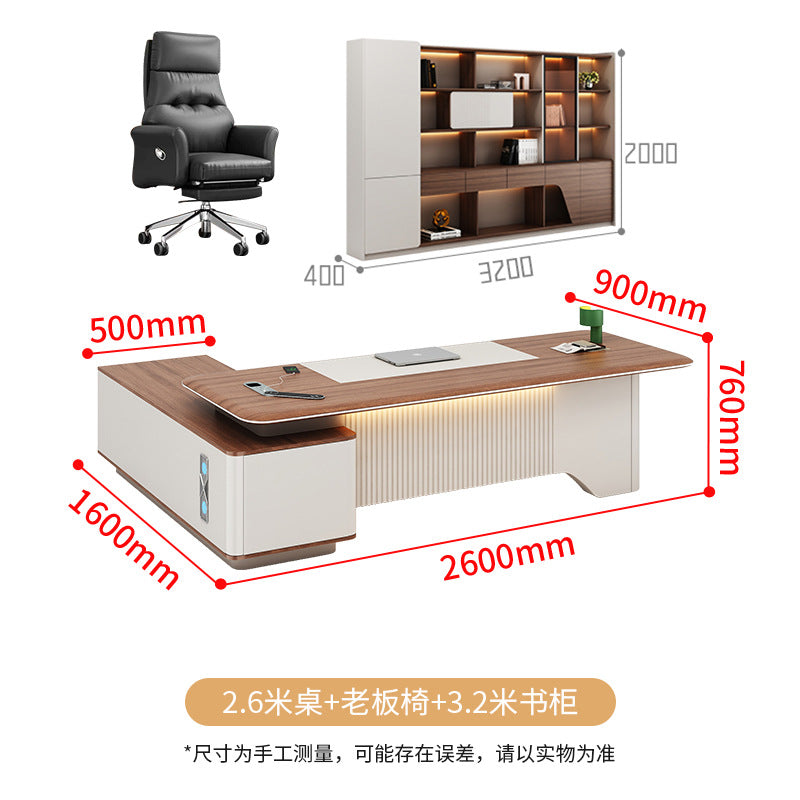 Saint li boss desk president chairman office desk classy executive desk manager office desk desk and chair set