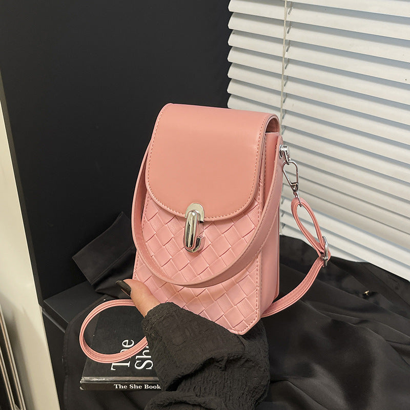 Foreign trade mobile phone bag women's 2025 new versatile small bag high sense foreign style shoulder messenger bag design sense small square bag
