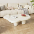 Scandinavian modern casual cloud coffee table living room for home small apartment special-shaped tea table cream style popular tableaccessible luxury