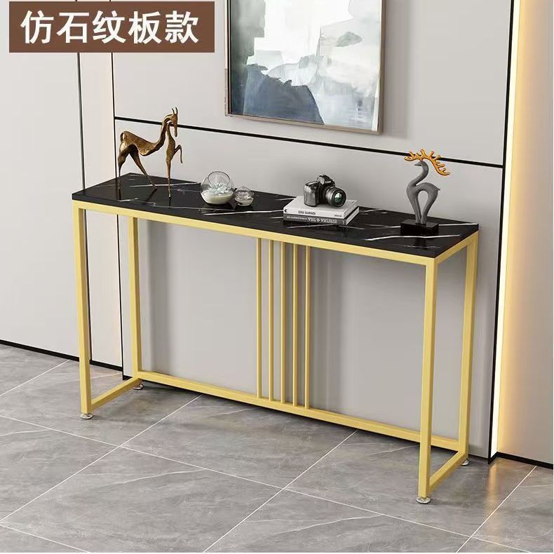 Entryway console table, italian-style entryway cabinet, light luxury style entryway table, wall-mounted long table, creative side table, storage rack