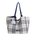 Korean style canvas tote bag - new autumn/winter collection - versatile student backpack/shoulder bag - double-sided casual design - large capacity
