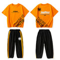 Boys' summer outfit set:  new arrival - stylish korean design for older boys, trendy short-sleeve set for boys